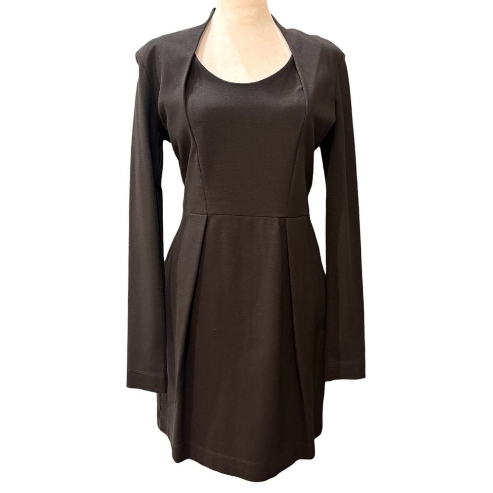 NWT French Connection (FCUK) Fast Ava Black Jersey Dress | Size 10* (Medium)